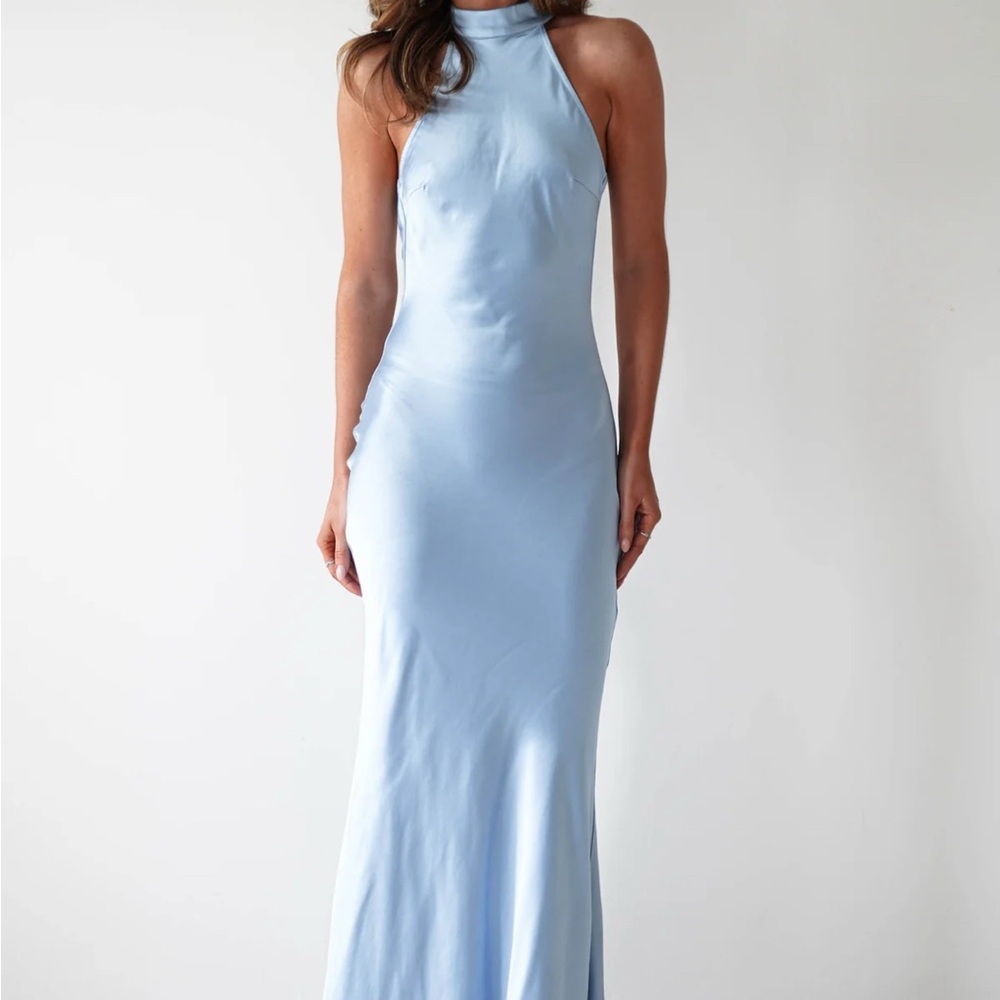Oh Hello Clothing Wedding Bridemaid Dress Satin Maxi Dress size XL